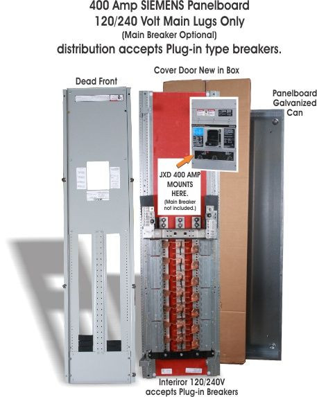 p2c42jx400abs, 400 amp main breaker p2 panelboard by siemens Cable TV Distribution Amplifier p2c42jx400abs, 400 amp main breaker p2 panel board by siemens